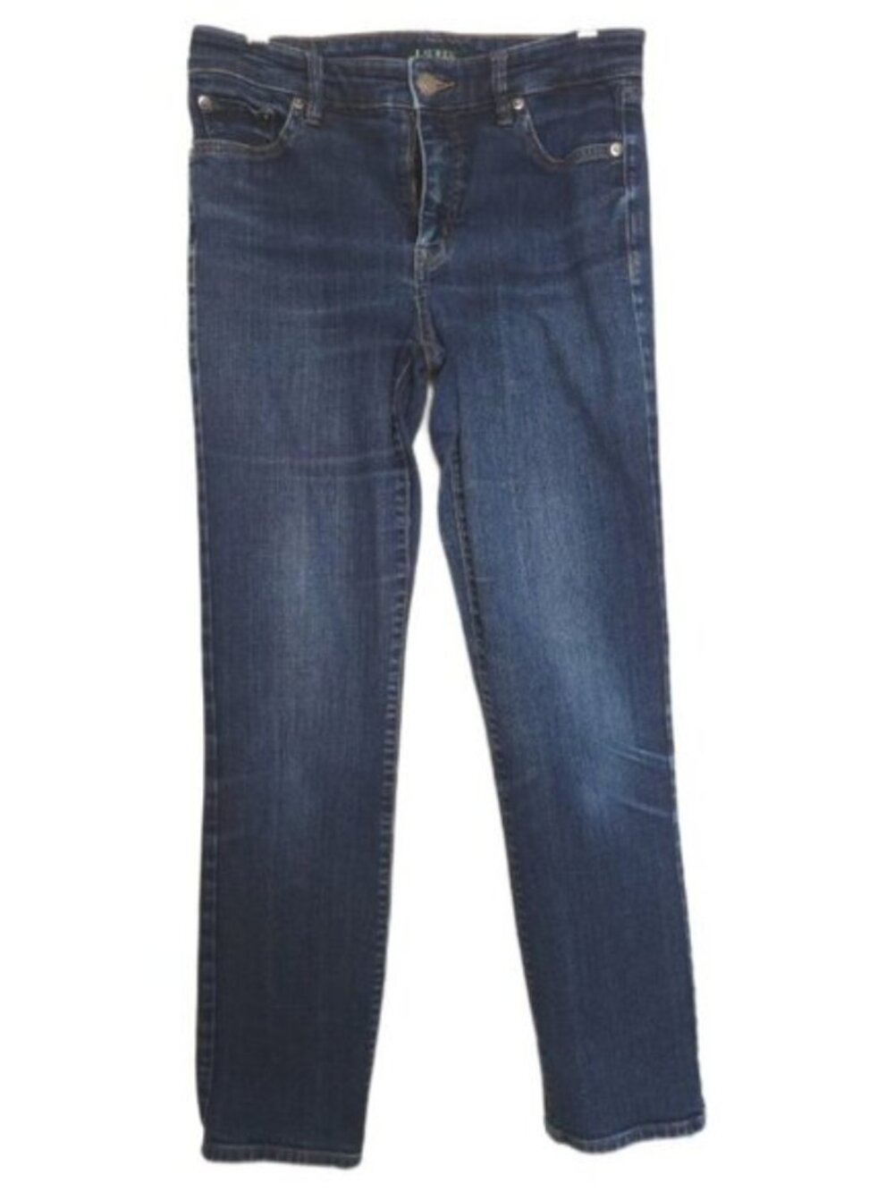 Lauren Ralph Lauren Mid‑Rise Premier Straight Jeans - US 4